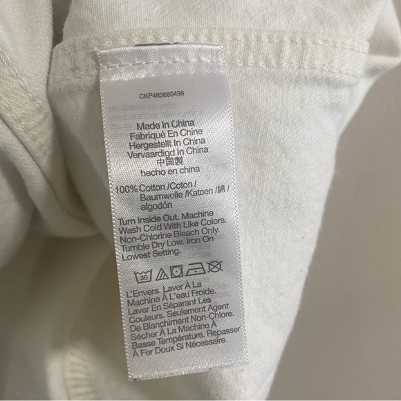 Madewell White Denim A-Line Sleeveless Mini Dress Size 4 - Picture 7 of 11